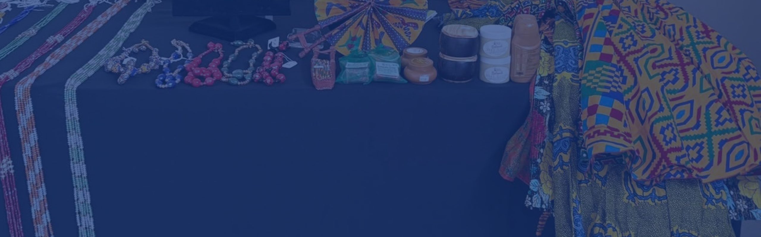 African beaded bracelets and necklaces